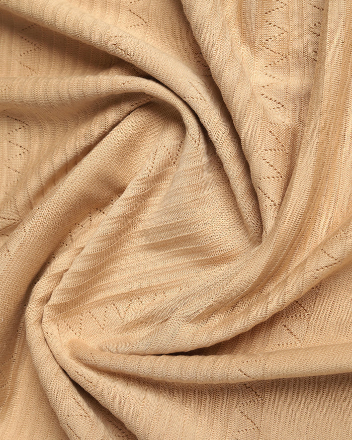 Beige Textured Polo - Jap