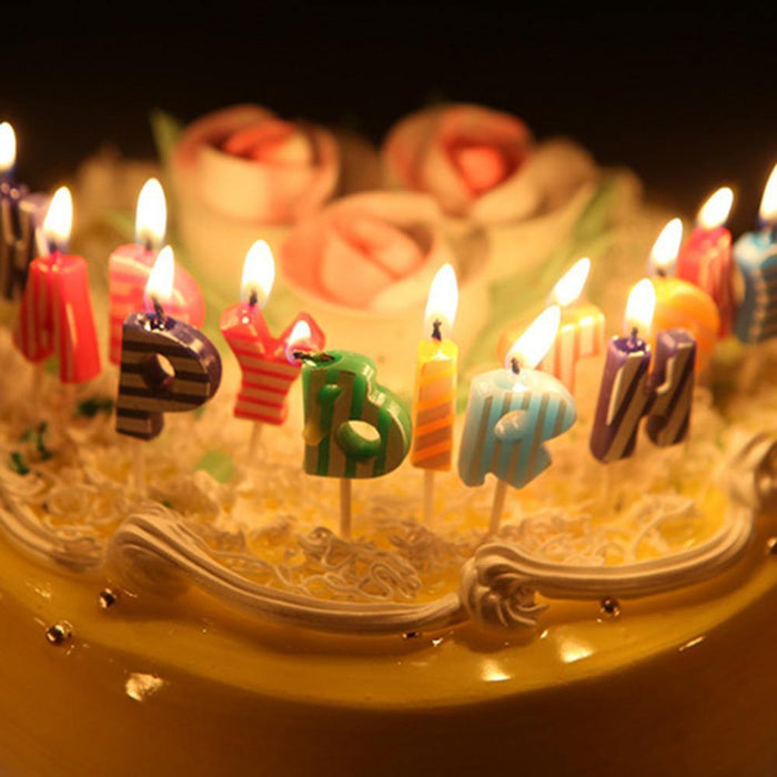 Birthday Candle Kids Gift Cartoon Alphabet - foxberryparkproducts