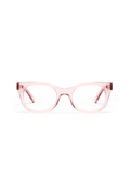 Bixby Reading Glasses - Polished Clear Pink