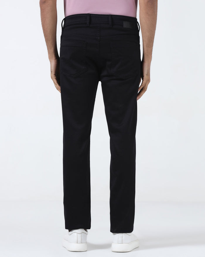 Black Bleed Zero Slim Fit Jeans - Abto