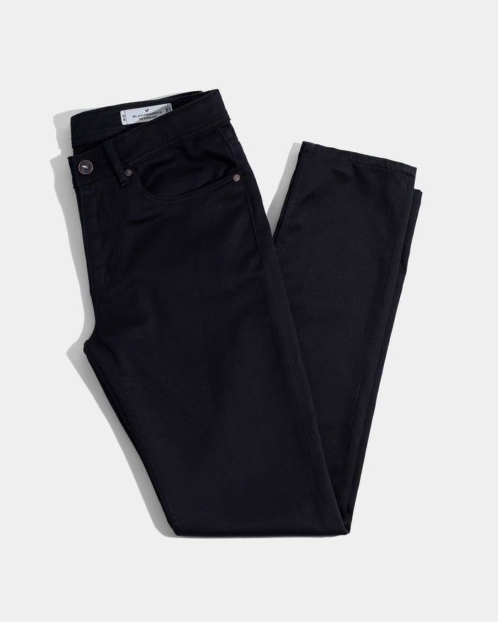 Black Bleed Zero Slim Fit Jeans - Abto