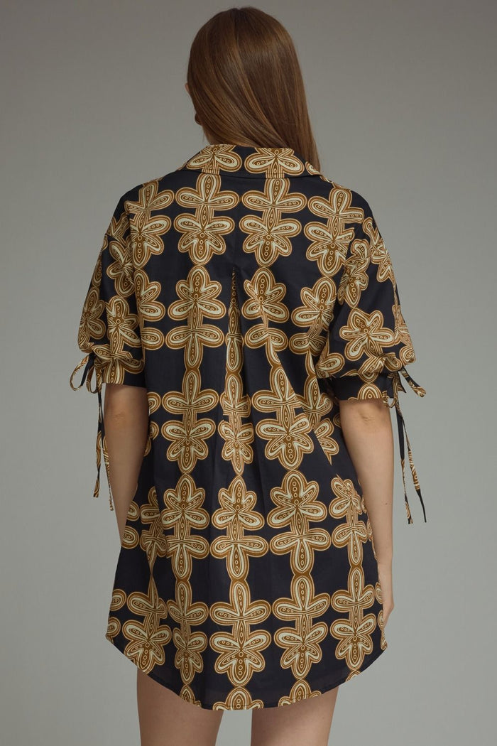 Black Geometric Dress