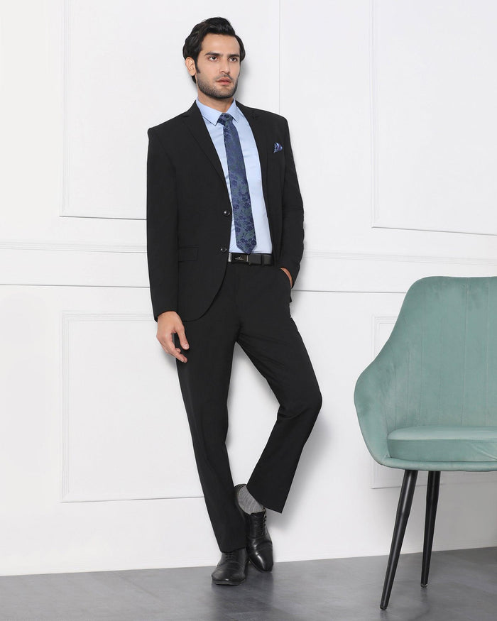 2 Pcs Suit In Black (Jerret) - blackberrys-clothing