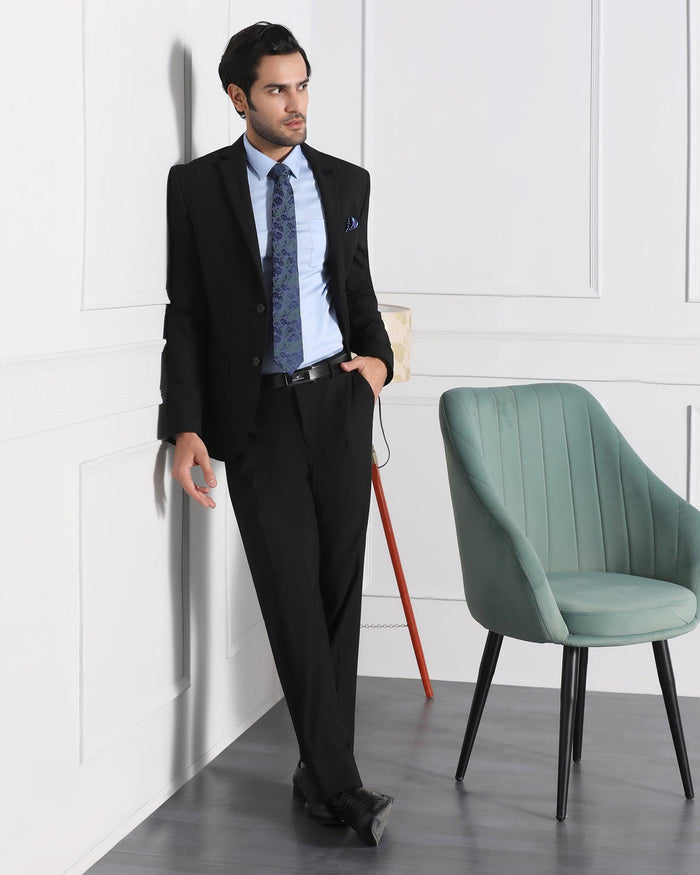 2 Pcs Suit In Black (Jerret) - blackberrys-clothing