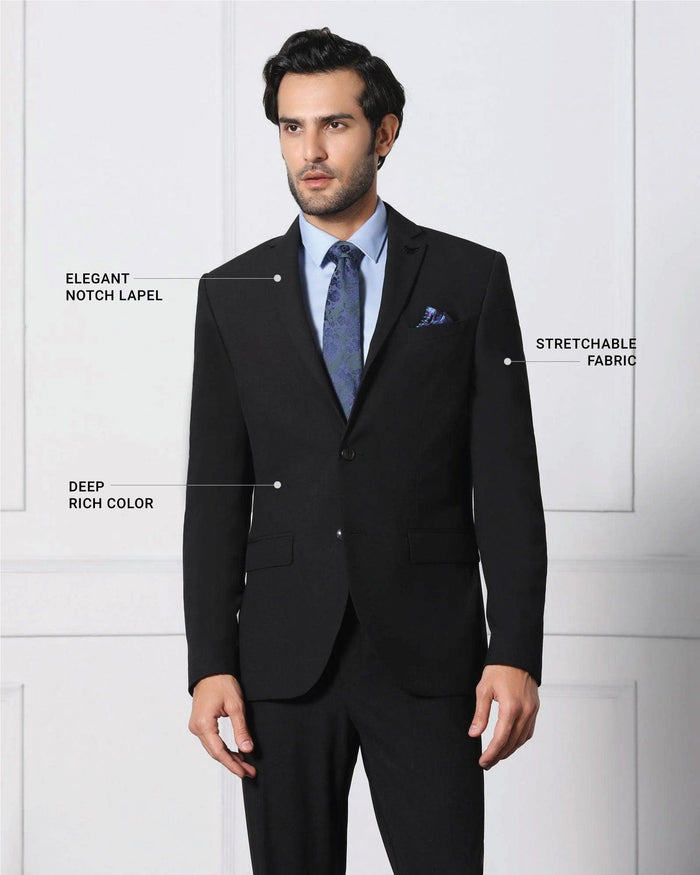 2 Pcs Suit In Black (Jerret) - Blackberrys