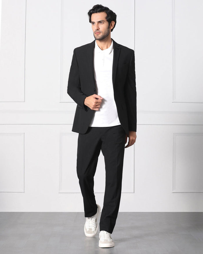 2 Pcs Suit In Black (Jerret) - blackberrys-clothing