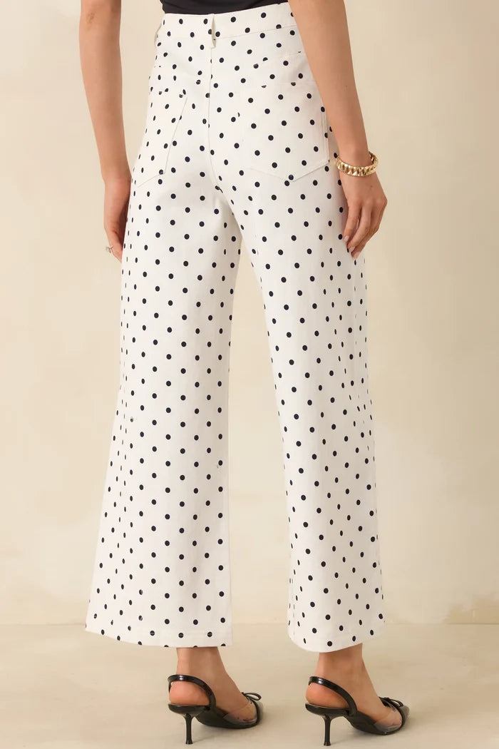 Black Polka Dot Pants