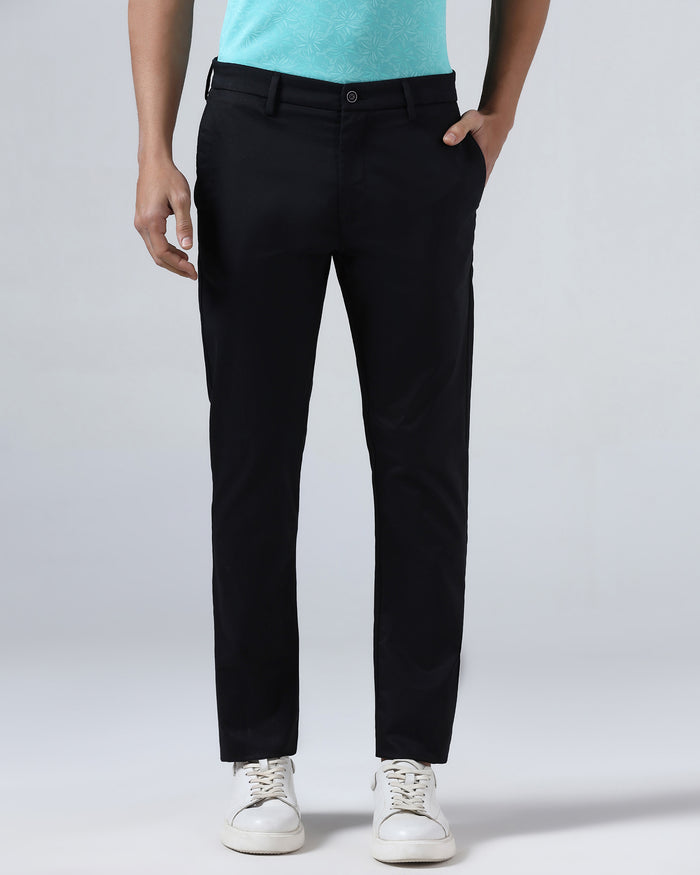 Black Solid Khakis - Elm