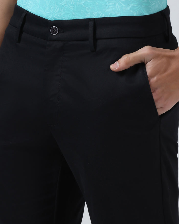 Black Solid Khakis - Elm