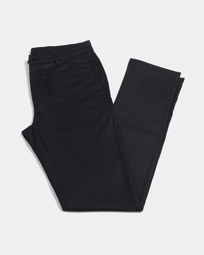 Black Solid Khakis - Elm