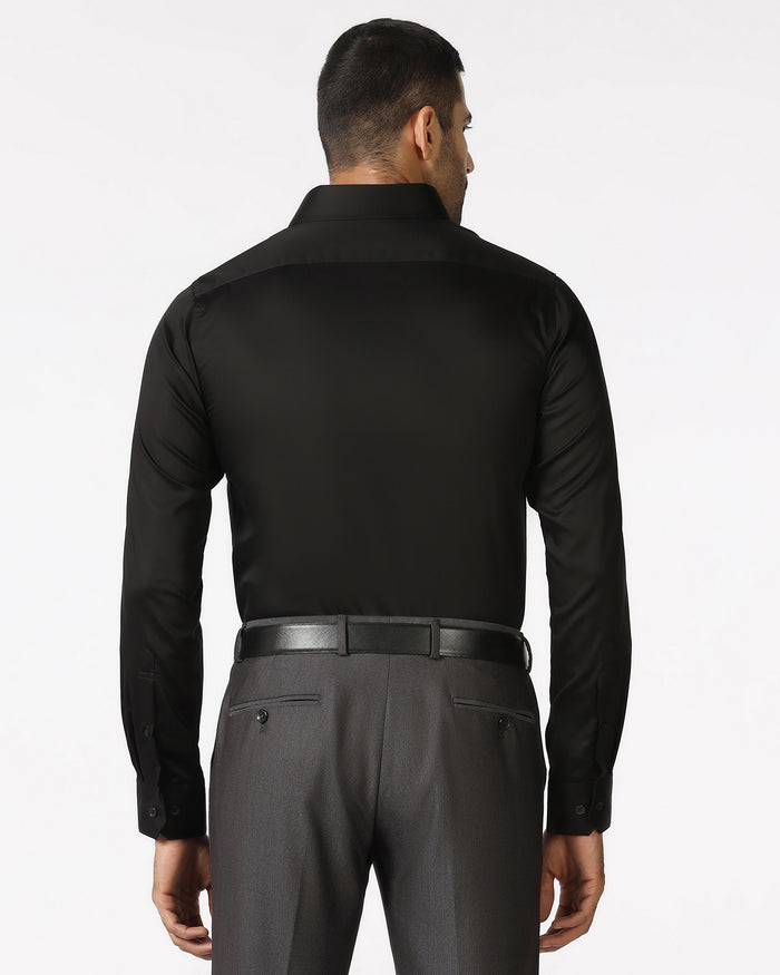 Black Solid Shirt - Dawn