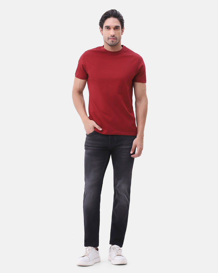 Black Super Clean Slim Fit Jeans - Kaiden
