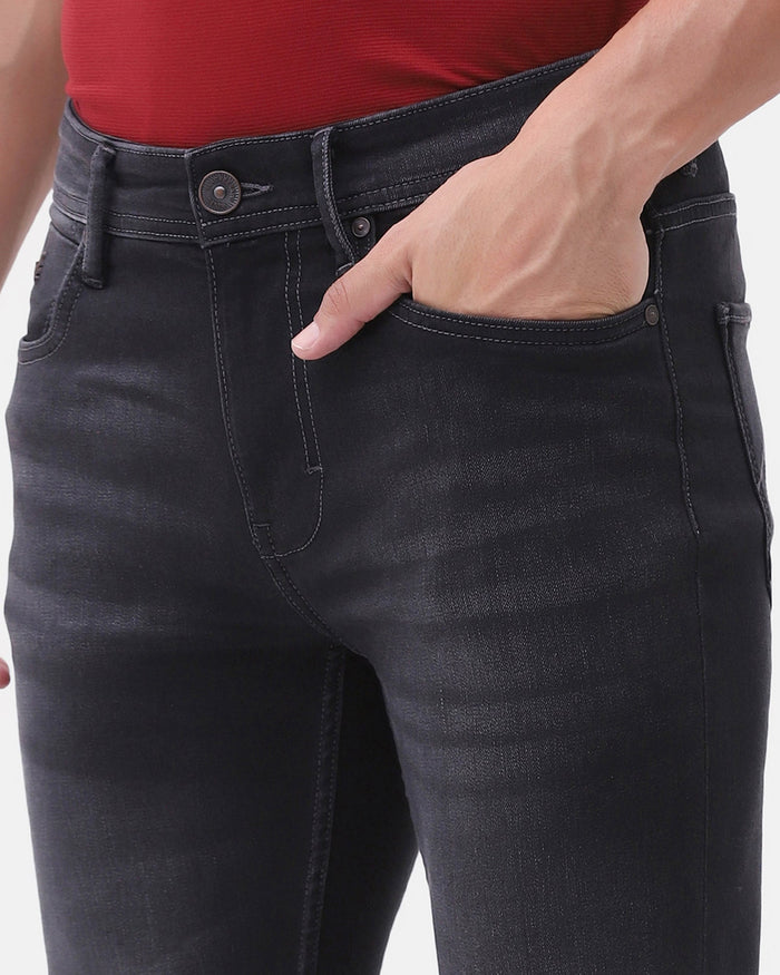 Black Super Clean Slim Fit Jeans - Kaiden