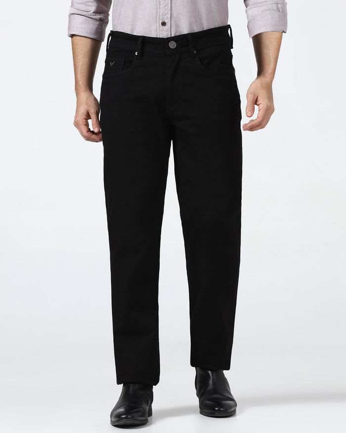 Black Super Clean Straight Comfort Jeans - Egmont