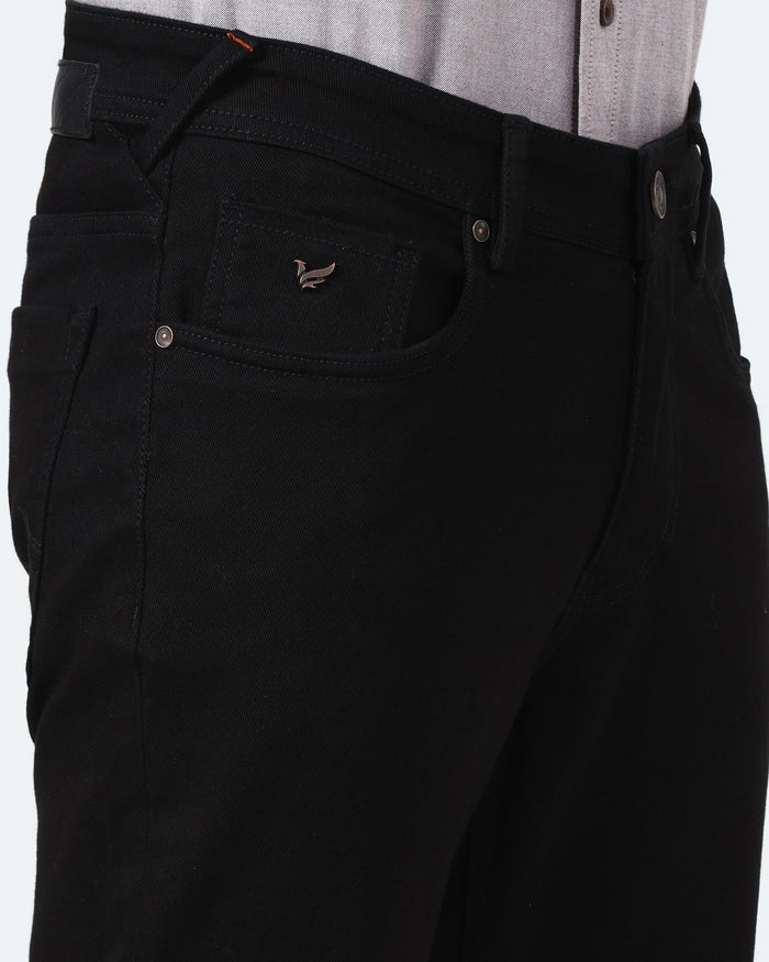 Black Super Clean Straight Comfort Jeans - Egmont