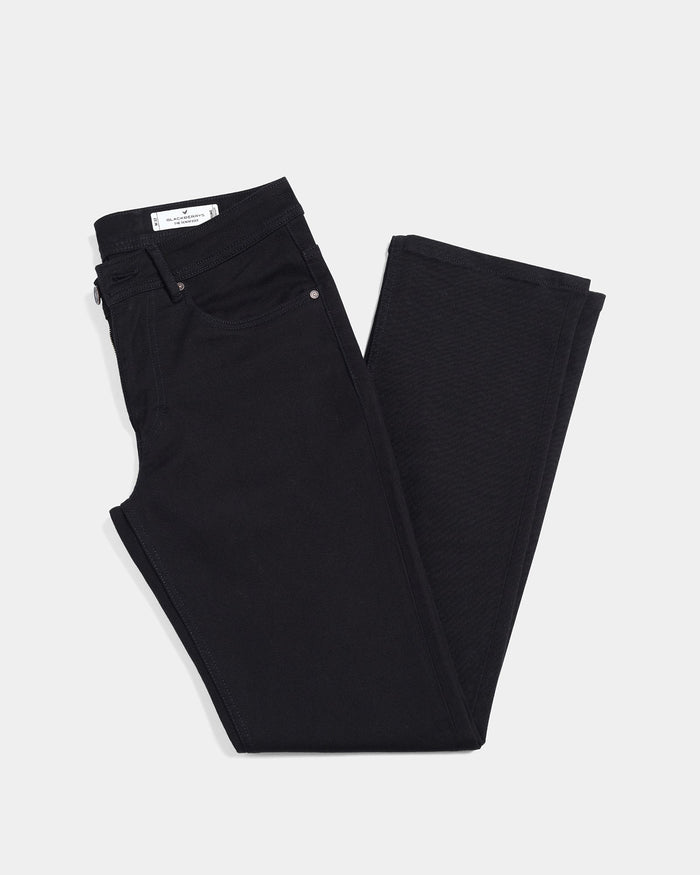 Black Super Clean Straight Comfort Jeans - Egmont