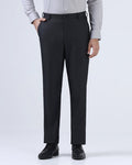 Black Textured Trouser - Alan