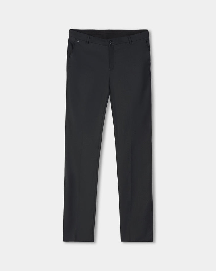Black Textured Trouser - Alan