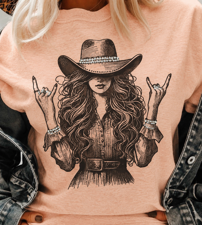 Bling Badass Cowgirl TShirt