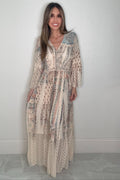 Style the Lace V Neck Maxi Dress exclusively at Born To Glam