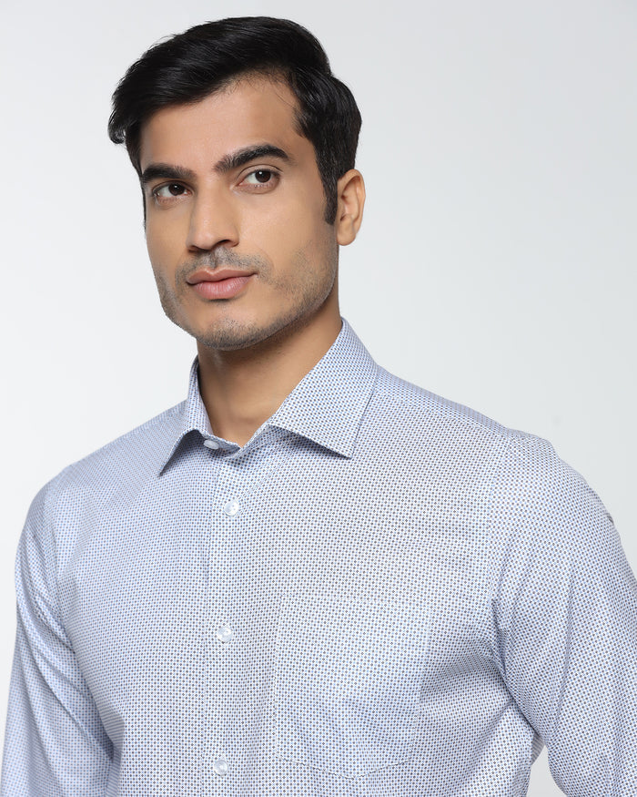Blue Printed Shirt - Alava