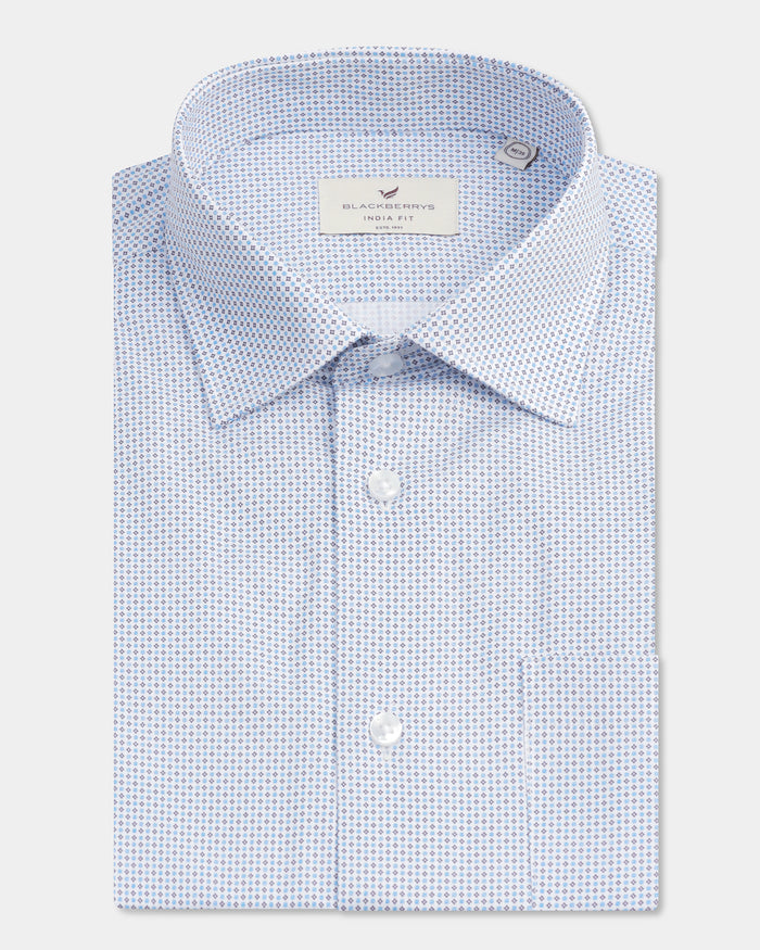 Blue Printed Shirt - Alava