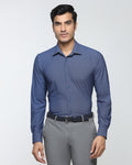 Blue TechPro Printed Shirt - Galaxy