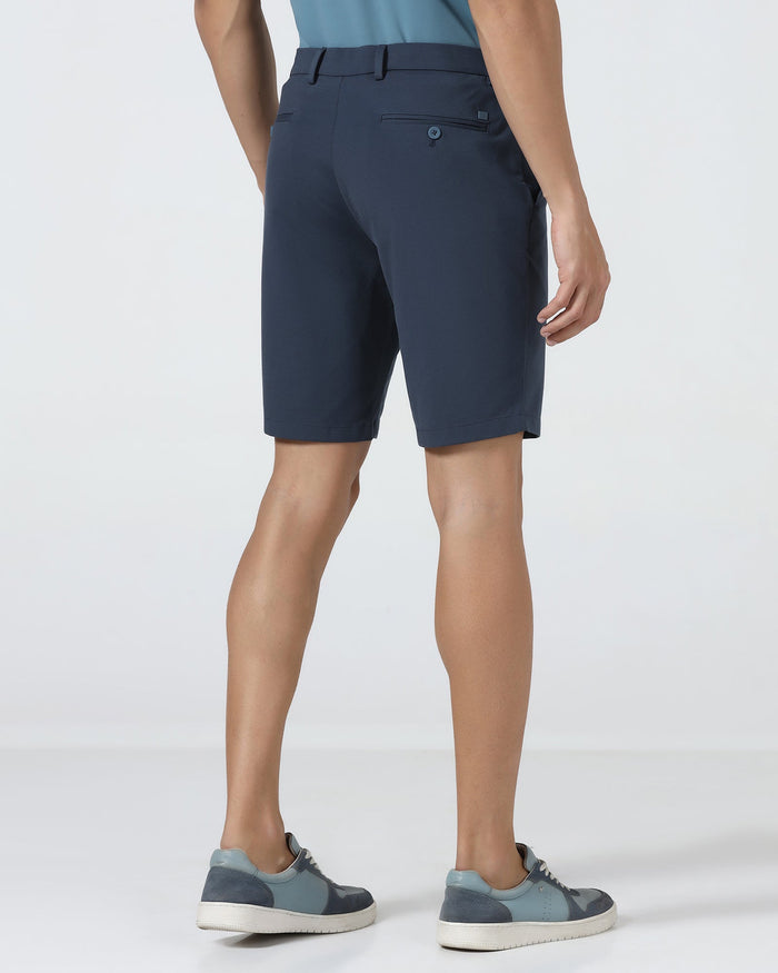 Blue TechPro Solid Shorts - Serry