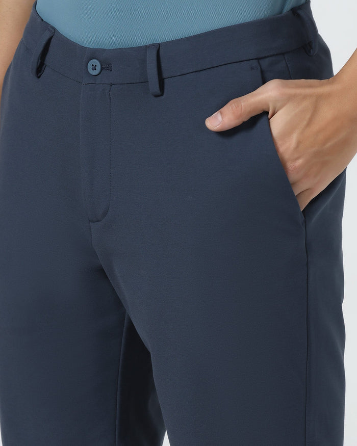 Blue TechPro Solid Shorts - Serry