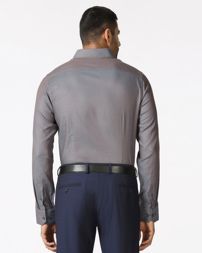 Blue Textured Shirt - Recite