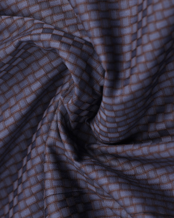 Blue Textured Shirt - Roster