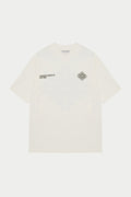BLURRED GRAPHIC EMBLEM T-SHIRT - KHAKI
