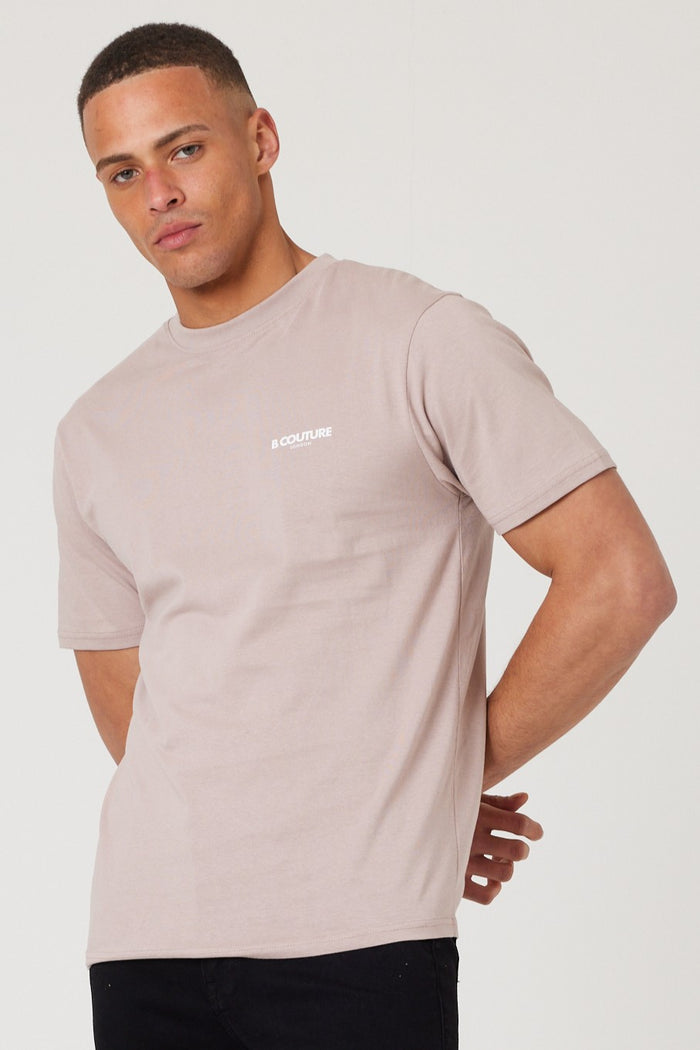 Boston Street Regular Fit Cotton T-Shirt - Beige