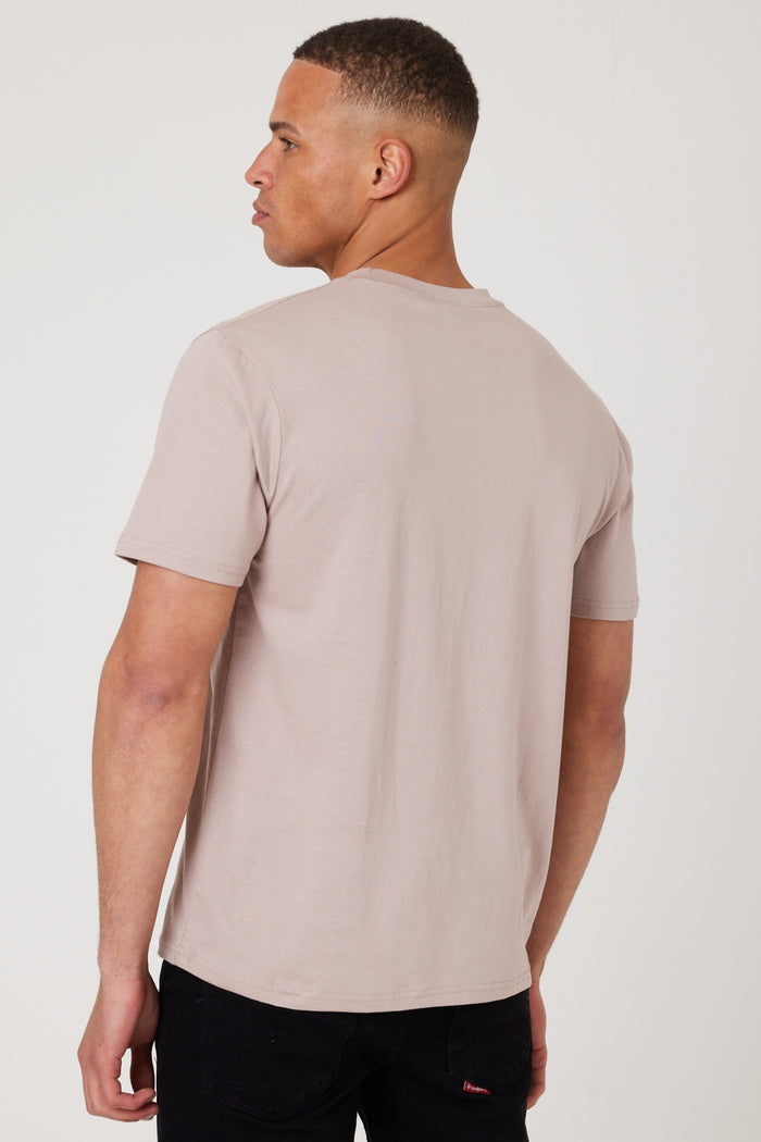 Boston Street Regular Fit Cotton T-Shirt - Beige