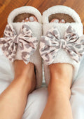 Bow Accent Slippers