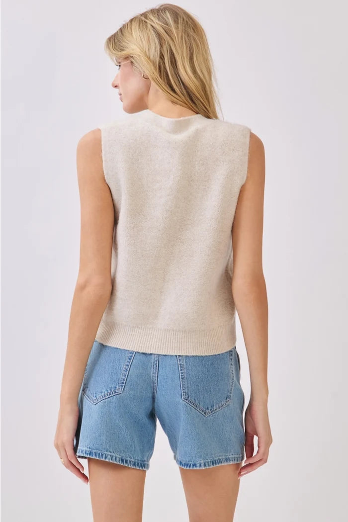 Bow Tie Knit Vest