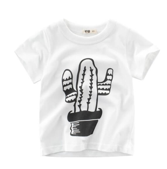 Boys Summer Cotton Short Sleeve T-Shirt | Korean Style Cotton T-Shirt
