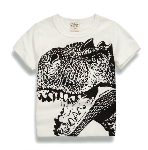 Boys Summer Cotton Short Sleeve T-Shirt | Korean Style Cotton T-Shirt