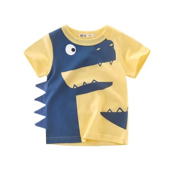 Boys Summer Cotton Short Sleeve T-Shirt | Korean Style Cotton T-Shirt