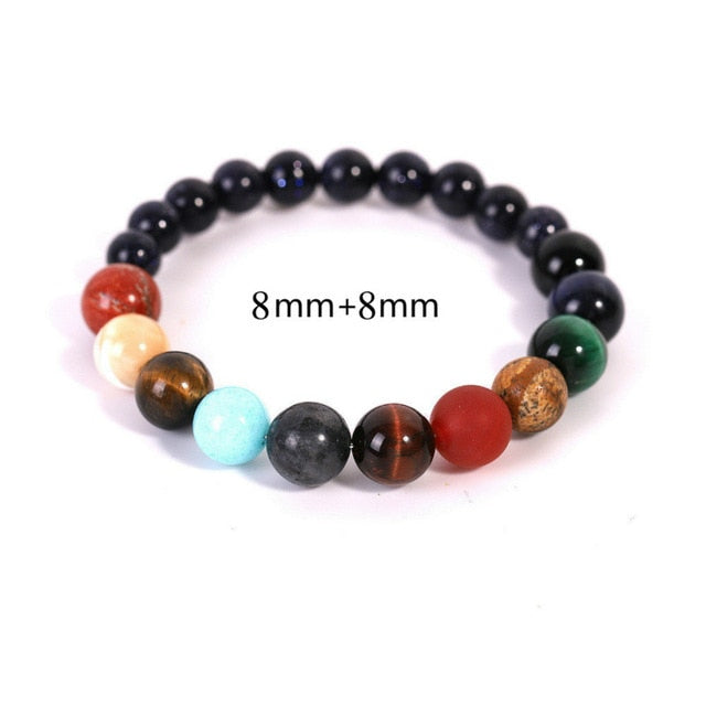 Bracelet  Lovers Eight Planets Natural Stone              ID A114 - 1137 - foxberryparkproducts