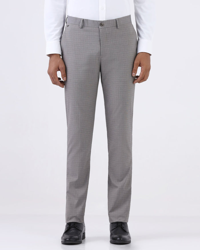 Brown Check Trouser - Cole