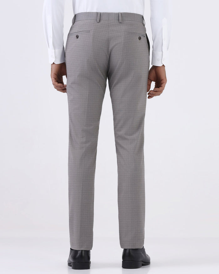 Brown Check Trouser - Cole