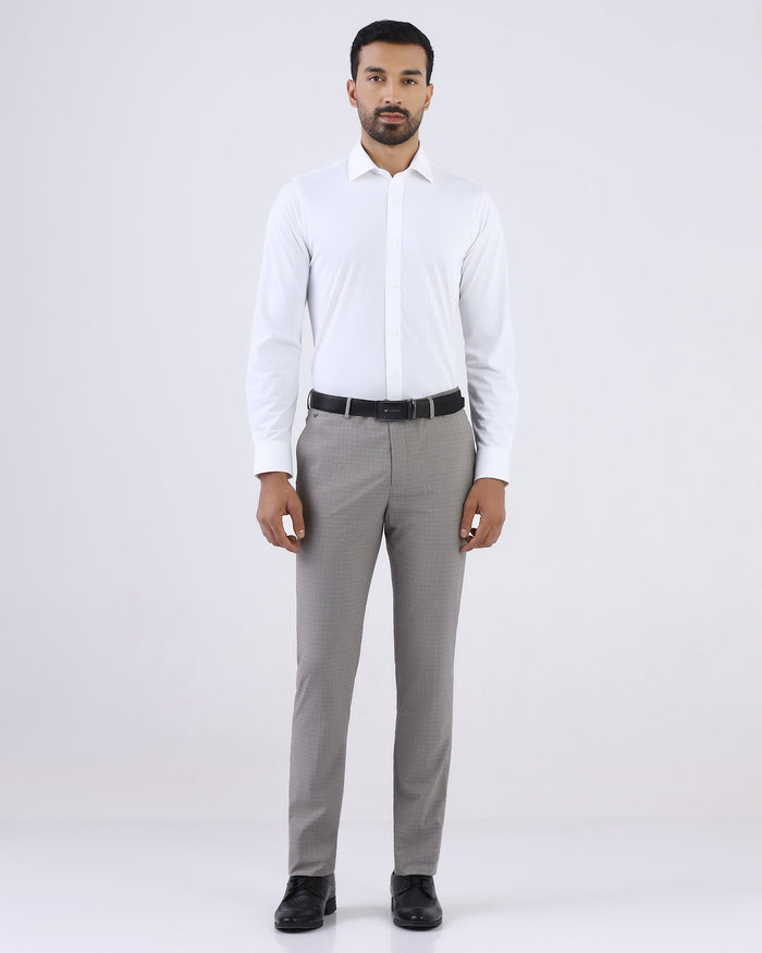 Brown Check Trouser - Cole