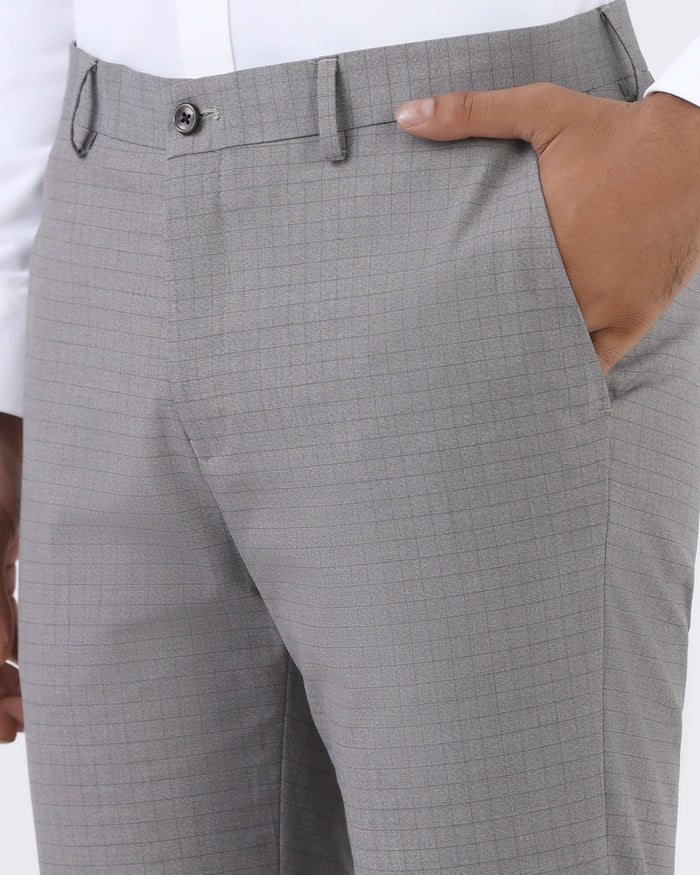 Brown Check Trouser - Cole