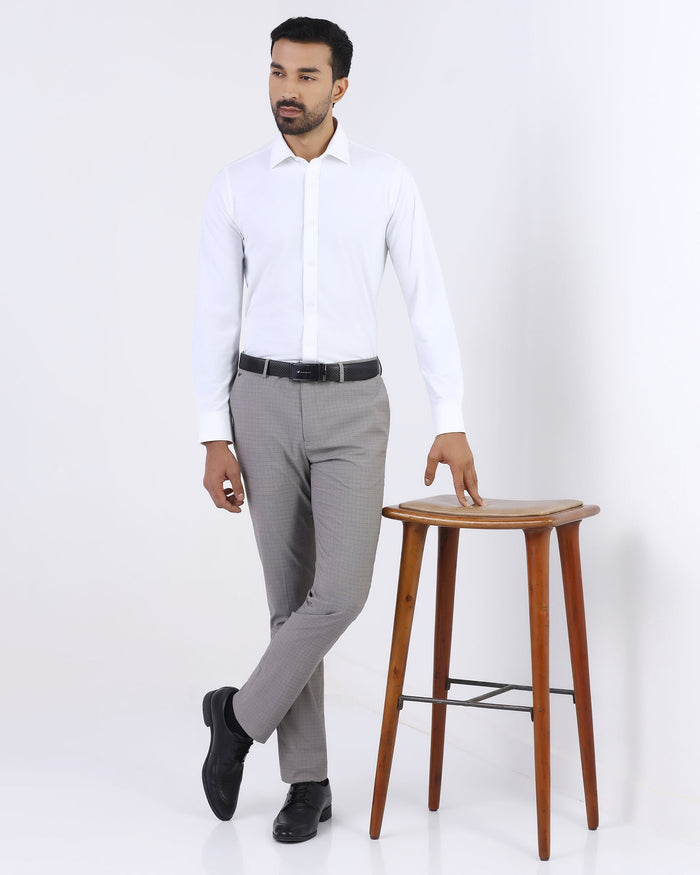 Brown Check Trouser - Cole