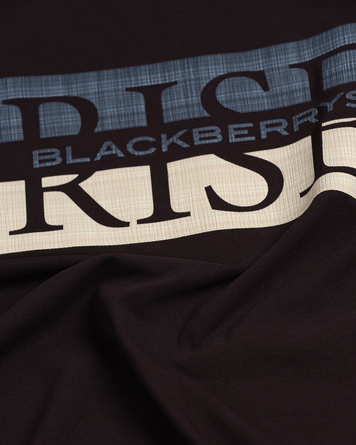 Brown Crew Neck Solid T-Shirt - Rise
