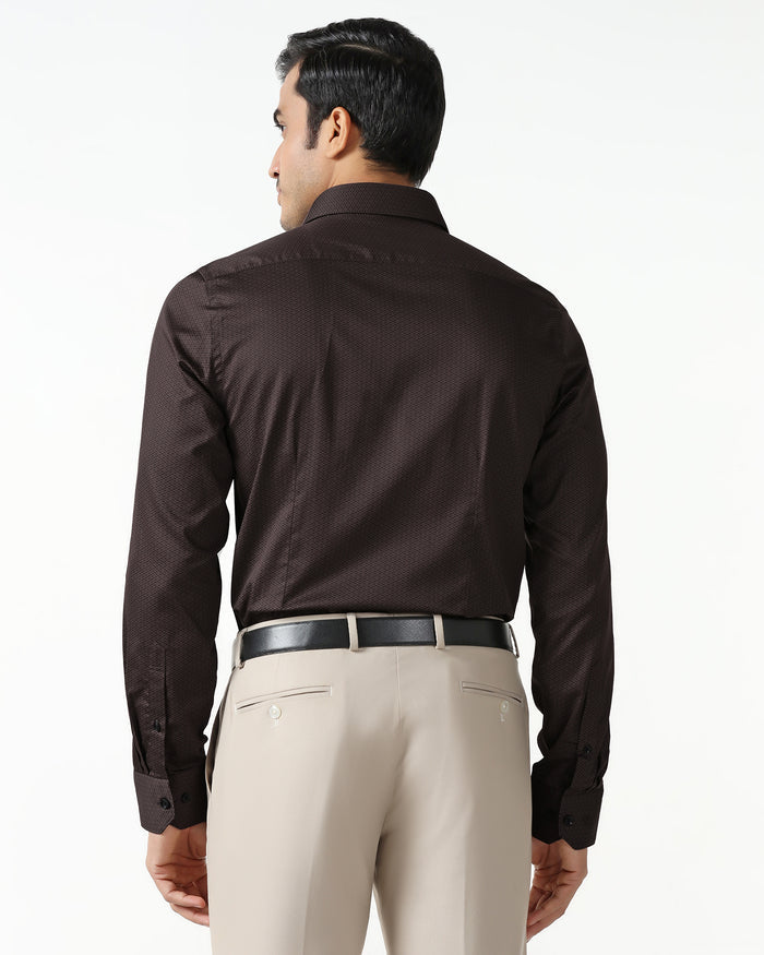 Brown Printed Shirt - Radio