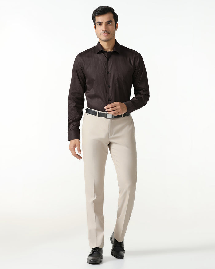 Brown Printed Shirt - Radio