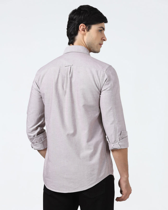 Brown Solid Shirt - Laos