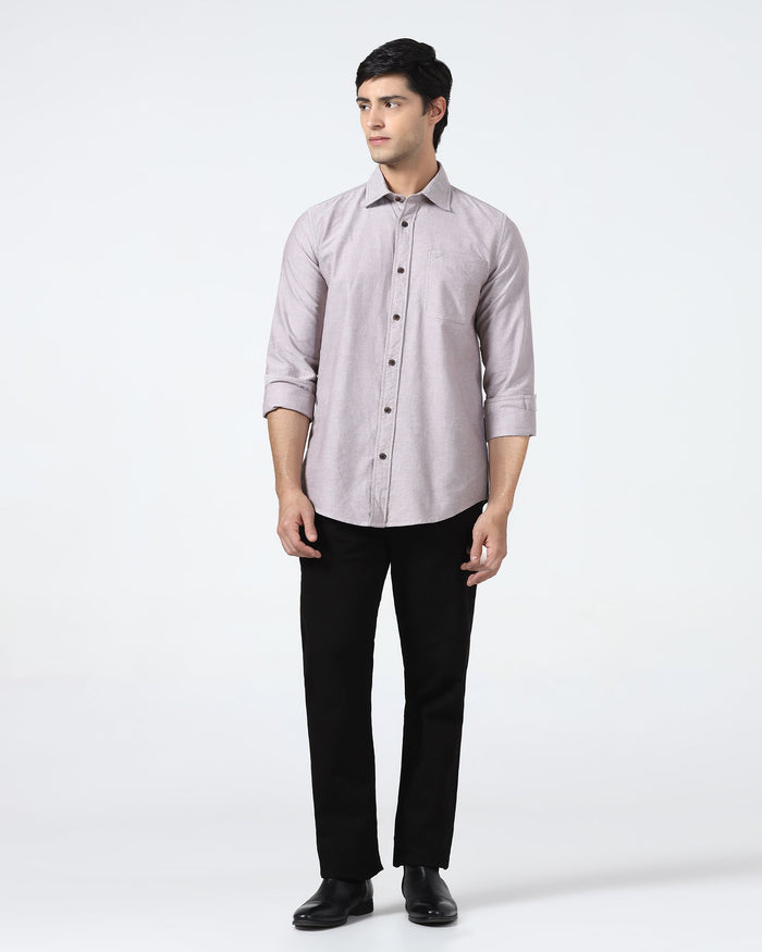 Brown Solid Shirt - Laos